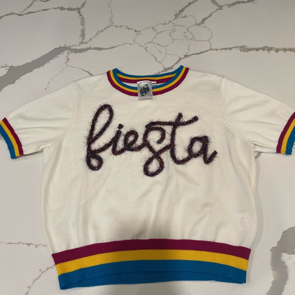 Queen of Sparkles. Fiesta Tinsel Top. Perfect Condition.